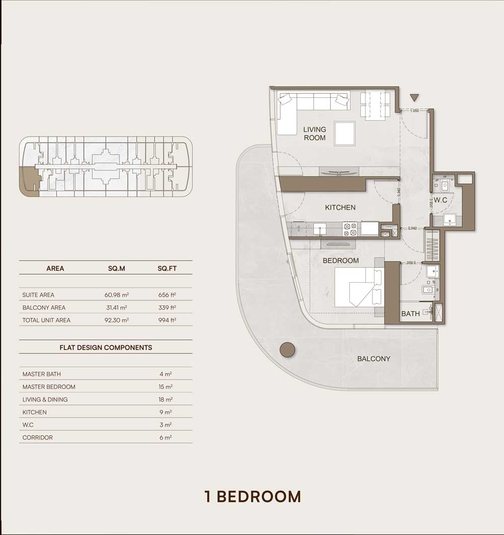 1-Bedroom